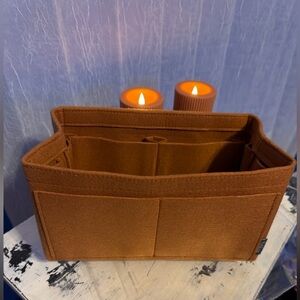 Pelikus Large Felt Purse Organizer ~ Insert Multi Pocket Tote Bag Insert ~ NIP